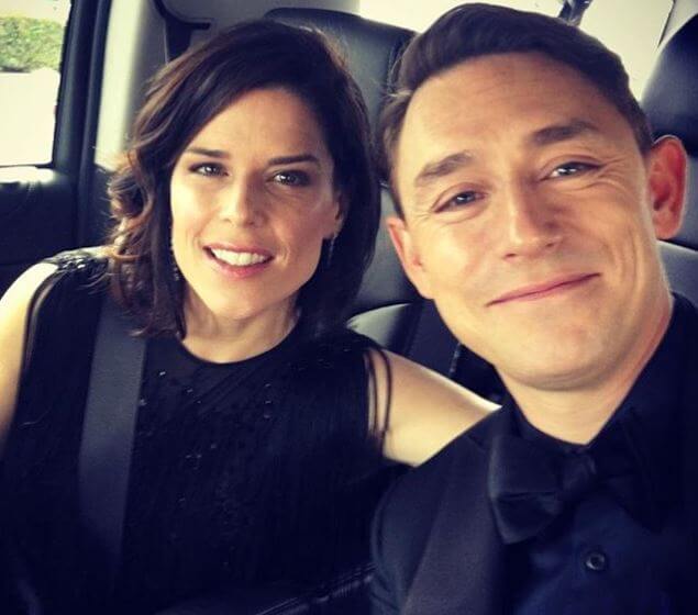Caspian Feild's mother, Neve Campbell, and dad, JJ Feild.